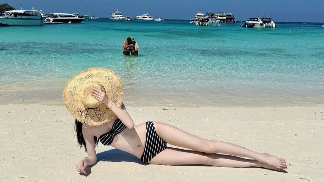 普吉岛白沙滩